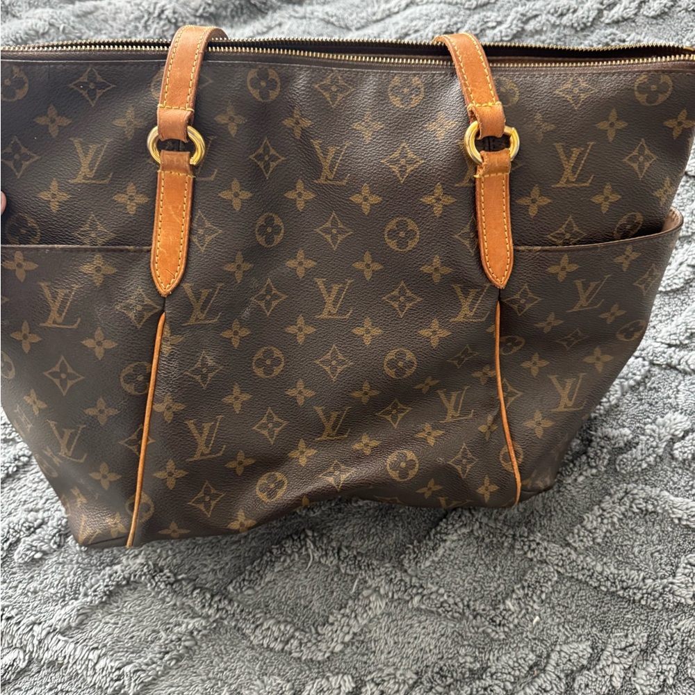 Louis Vuitton Brown Monogram Tote Bag